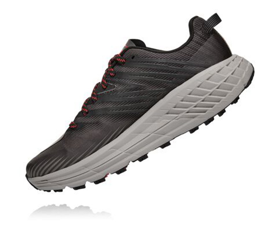 Zapatillas Trail Hoka One One Hombre - Speedgoat 4 - Negras - FNE967324